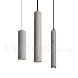 Suspension contemporaine moderne en béton à 1 lumière