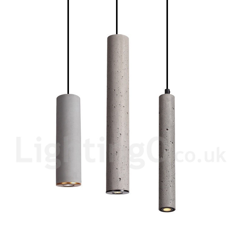 Suspension contemporaine moderne en béton à 1 lumière
