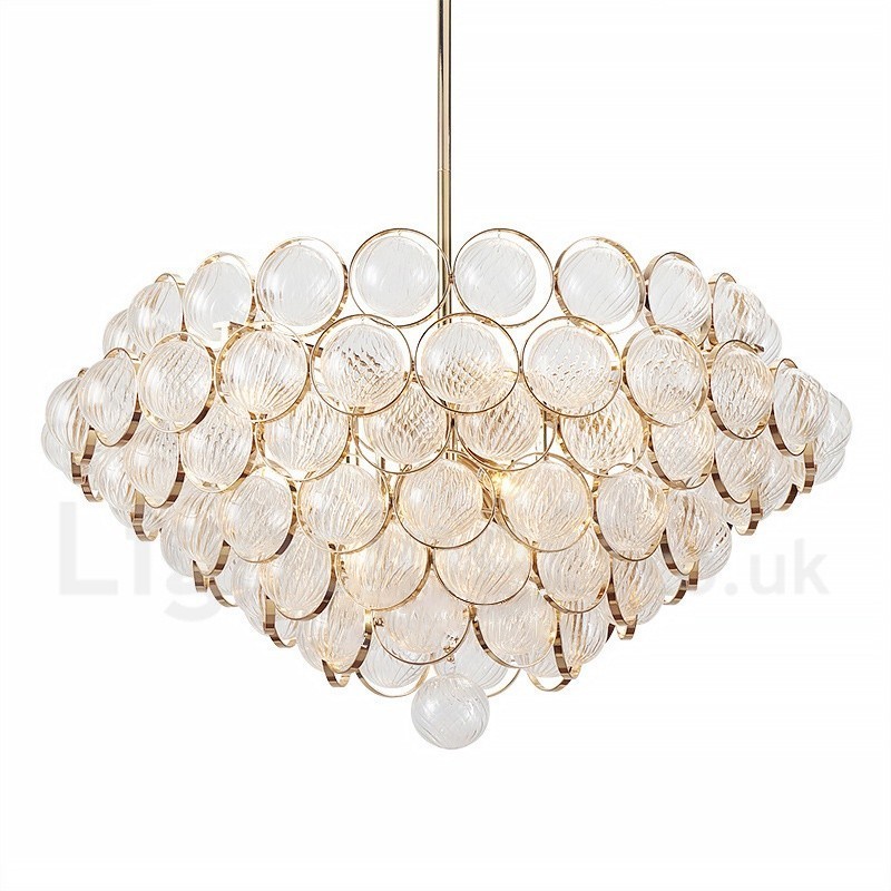 Suspension de luxe moderne et contemporaine à 1 lumière