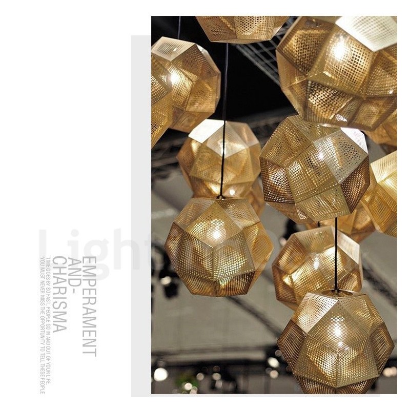 Suspension moderne contemporaine à 1 lumière en forme de globe