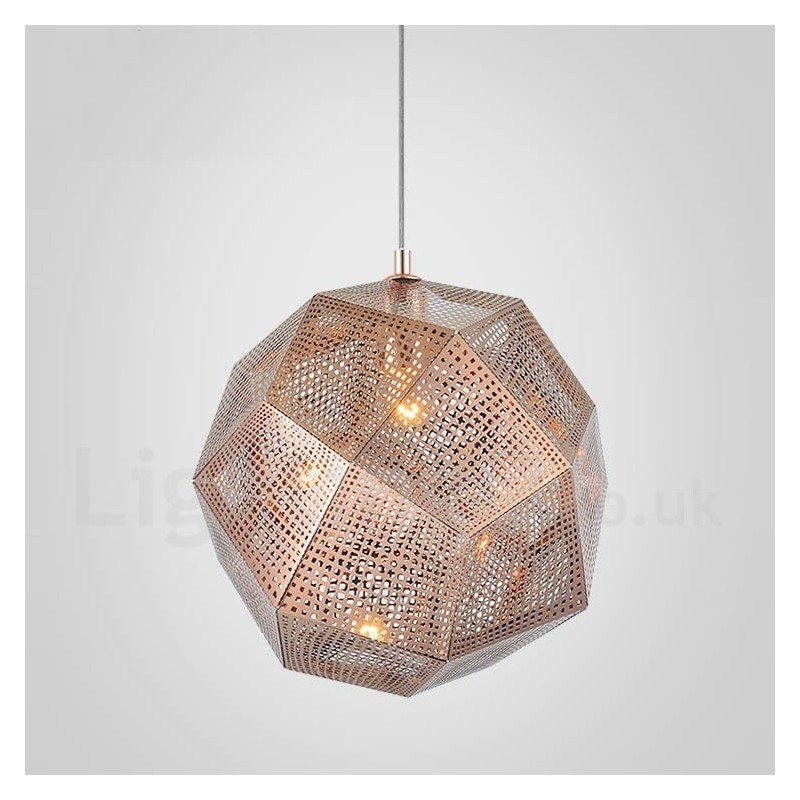 Suspension moderne contemporaine à 1 lumière en forme de globe