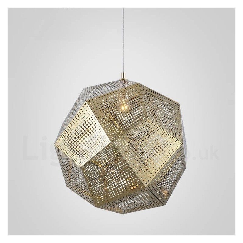 Suspension moderne contemporaine à 1 lumière en forme de globe