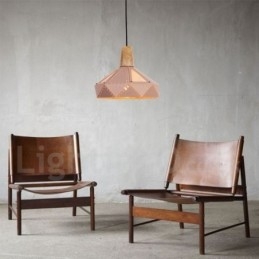 Suspension simple à 1 lumière, style contemporain et multicolore