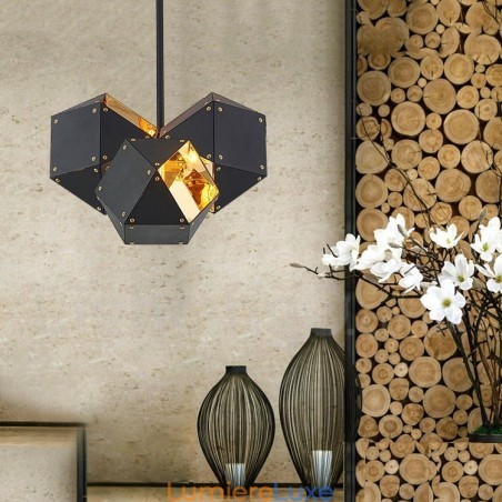 Suspension contemporaine moderne à 3 lumières Suspension contemporaine moderne à 3 lumières