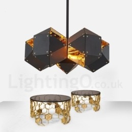 Suspension contemporaine moderne à 5 lumières