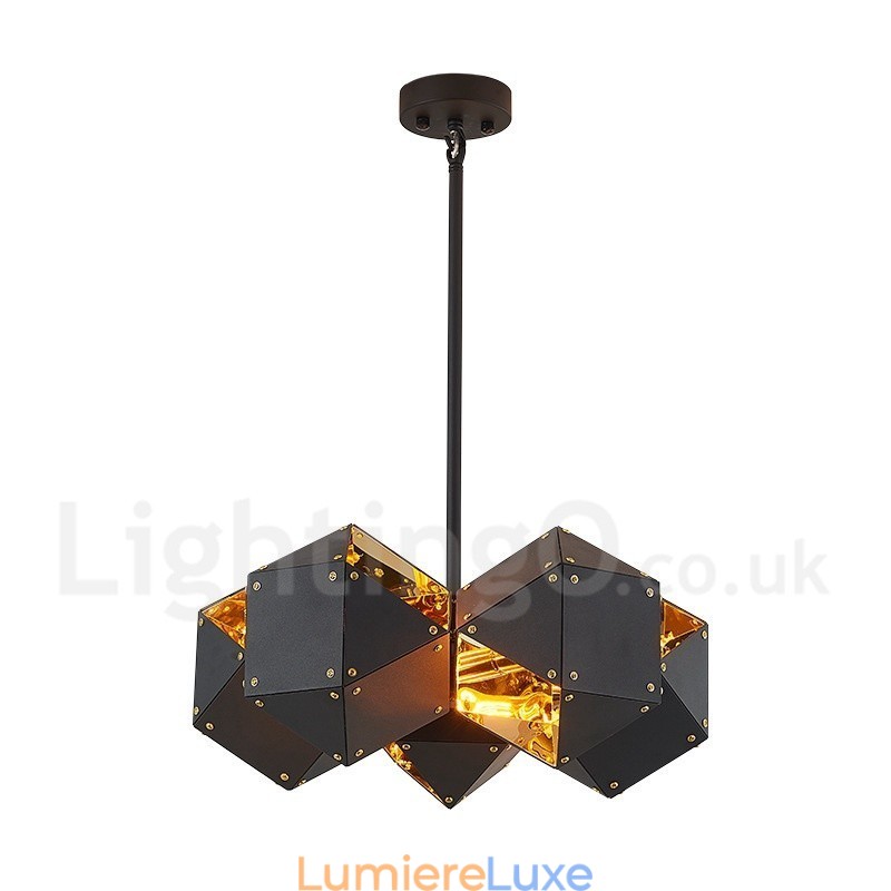 Suspension contemporaine moderne à 5 lumières