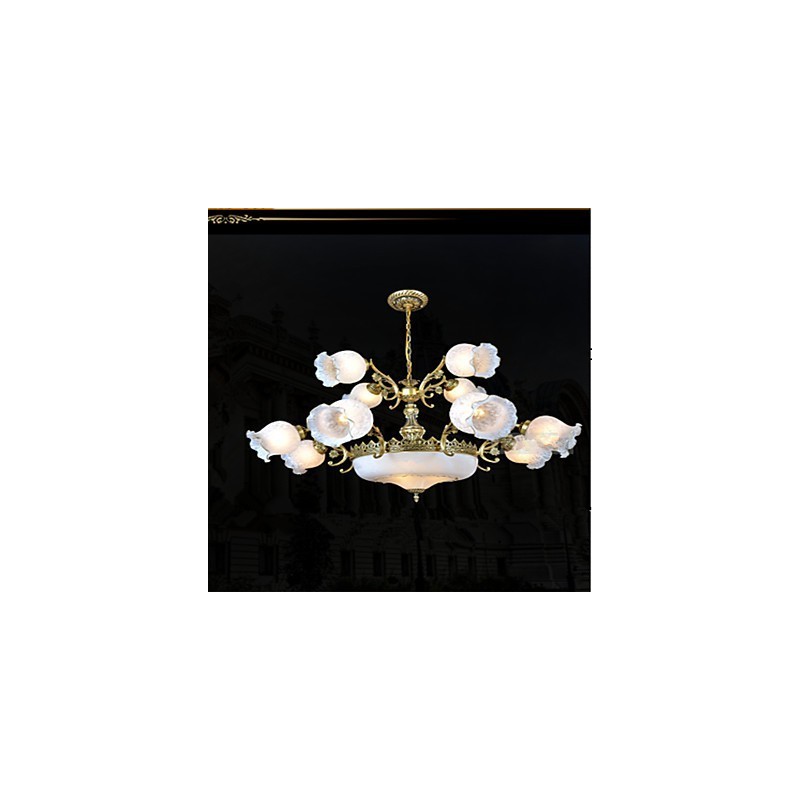 Lustre Traditionnel Classique Vintage Rétro Métal