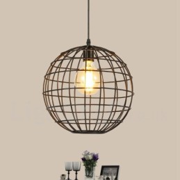Suspension Globe Vintage Country