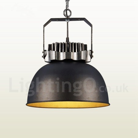 Suspension vintage en métal Black Country Suspension vintage en métal Black Country