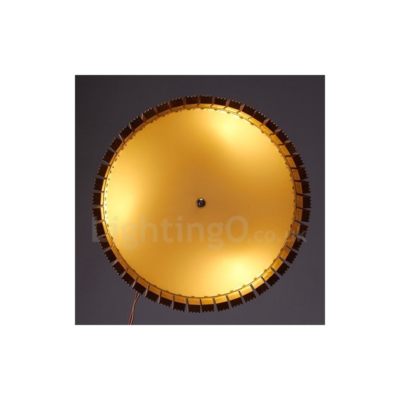 Suspension tambour en bois moderne et contemporaine