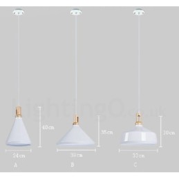 Suspension moderne et contemporaine à 1 lumière