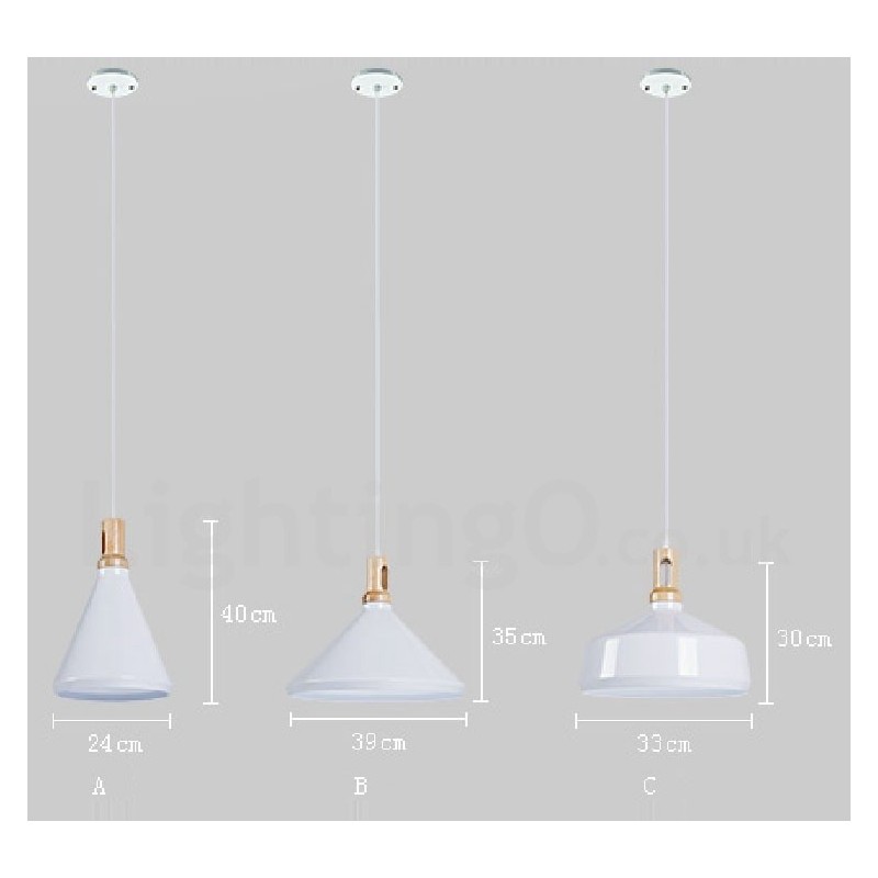 Suspension moderne et contemporaine à 1 lumière