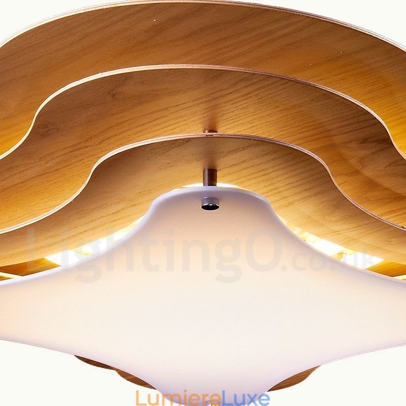Plafonnier en bois