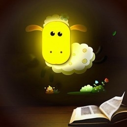 Lampe murale intelligente Creative Spirit pour enfants, petite veilleuse à contrôle de lumière