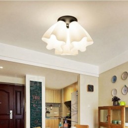 Lustre rustique intégré à 3 lumières
