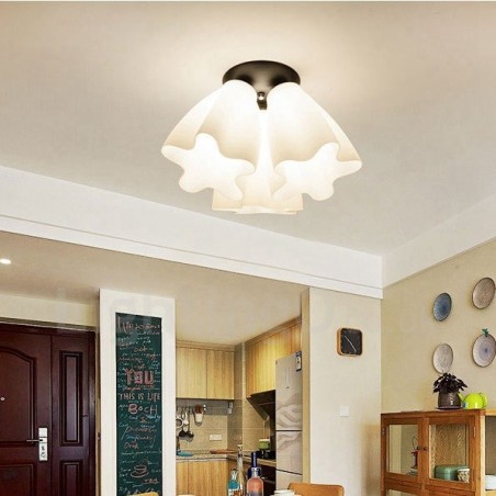 Lustre rustique intégré à 3 lumières Lustre rustique intégré à 3 lumières