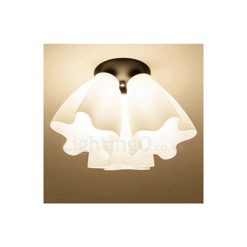 Lustre rustique intégré à 3 lumières