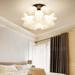 Lustre rustique intégré à 5 lumières