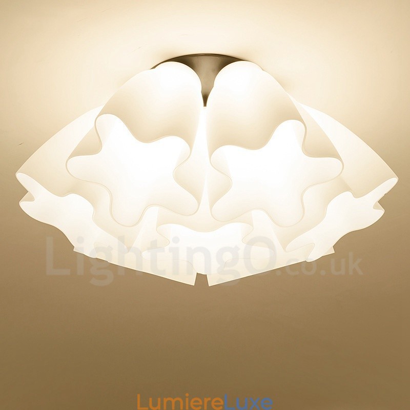Lustre rustique intégré à 7 lumières