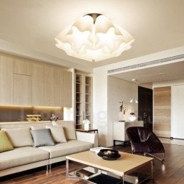 Lustre rustique intégré à 7 lumières
