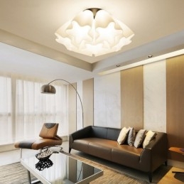 Lustre rustique intégré à 7 lumières