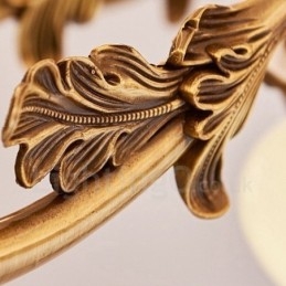 Lustre de luxe traditionnel classique en métal intégré à 8 lumières