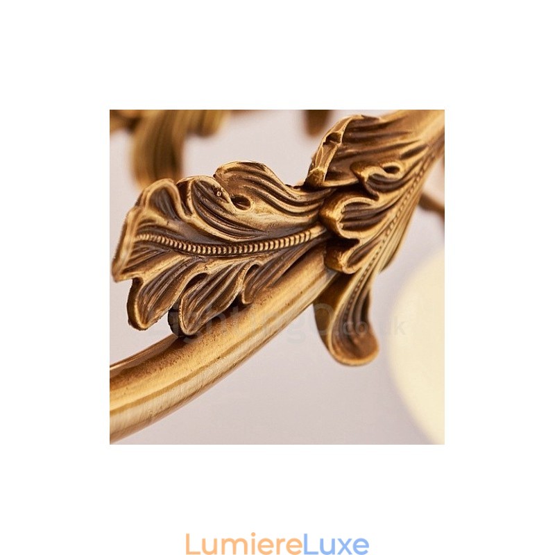 Lustre de luxe traditionnel classique en métal intégré à 8 lumières