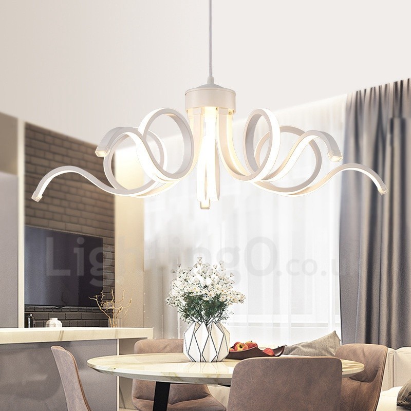 Lustre intégré contemporain moderne