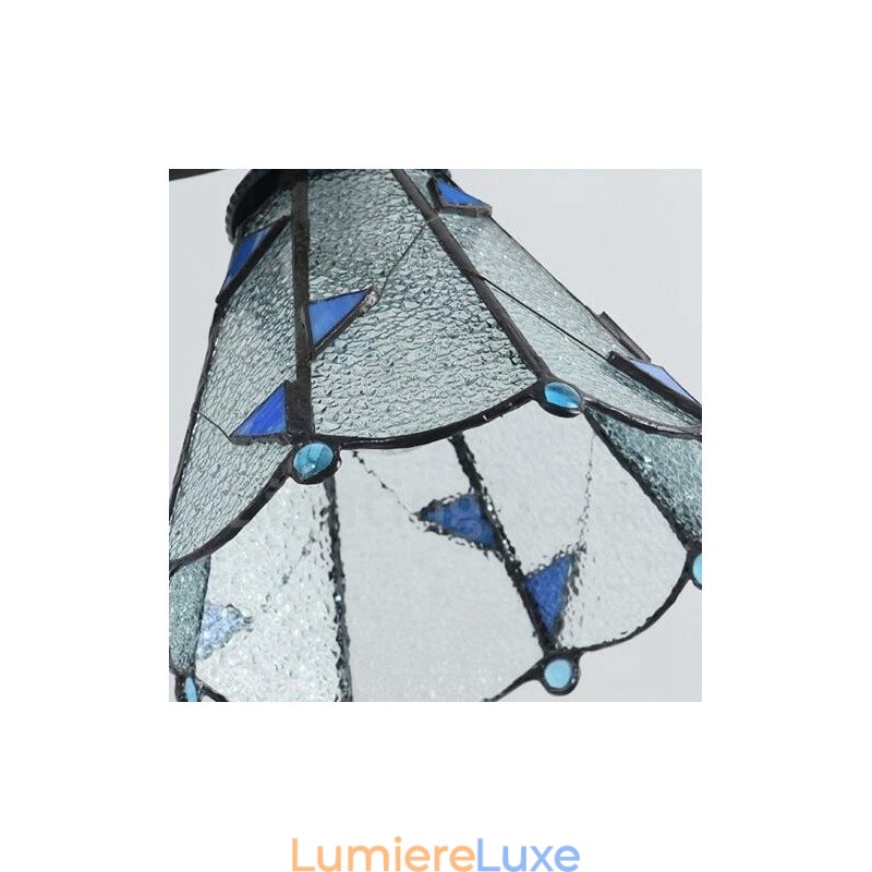 Lustre de salle de bain intégré en métal de style méditerranéen à 4 lumières