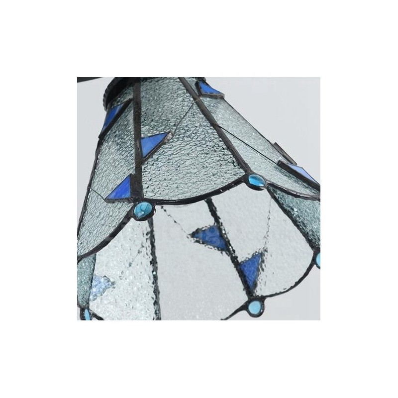 Lustre de salle de bain intégré en métal de style méditerranéen à 11 lumières