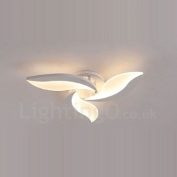 Lustre intégré contemporain moderne à 3 lumières