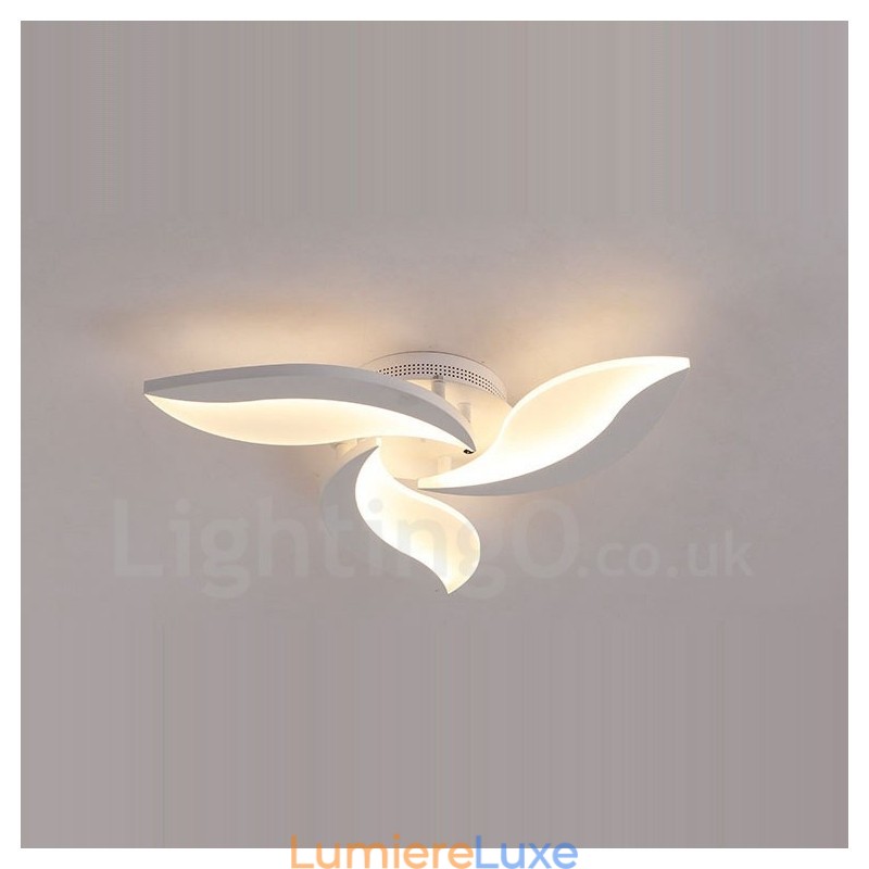 Lustre intégré contemporain moderne à 3 lumières