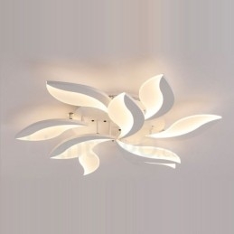 Lustre contemporain intégré moderne à 9 lumières de 68 W
