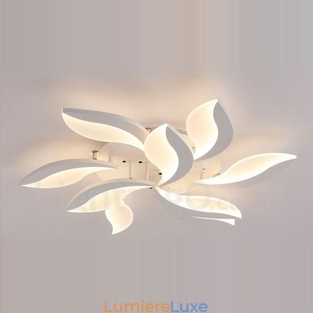 Lustre contemporain intégré moderne à 9 lumières de 68 W Lustre contemporain intégré moderne à 9 lumières de 68 W