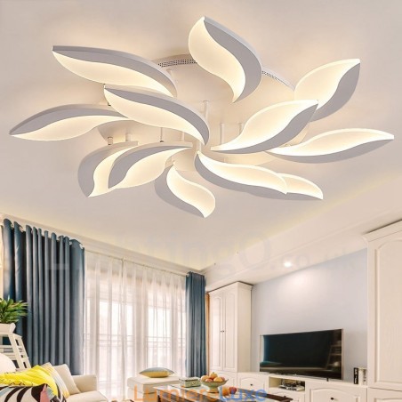 Lustre contemporain intégré moderne à 12 lumières de 108 W Lustre contemporain intégré moderne à 12 lumières de 108 W