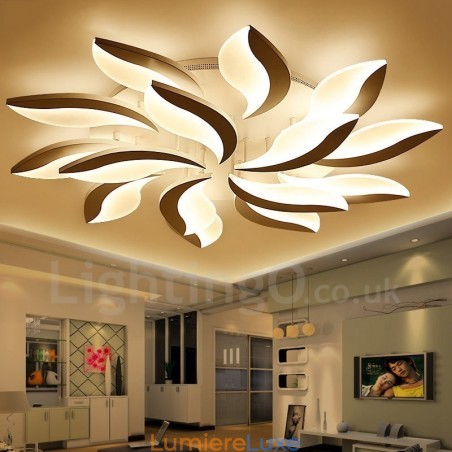 Lustre intégré contemporain moderne à 15 lumières de 128 W Lustre intégré contemporain moderne à 15 lumières de 128 W