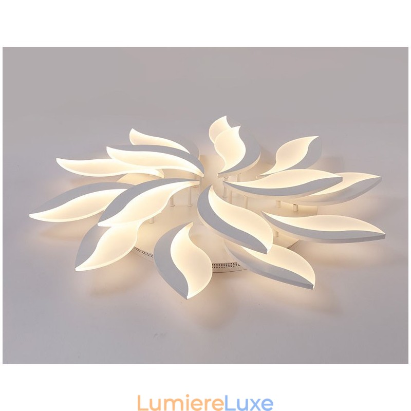 Lustre intégré contemporain moderne à 15 lumières de 128 W