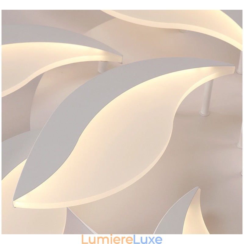 Lustre intégré contemporain moderne à 15 lumières de 128 W
