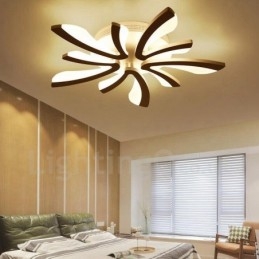 Lustre intégré contemporain moderne à 5 lumières