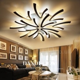 Lustre intégré contemporain moderne à 12 lumières