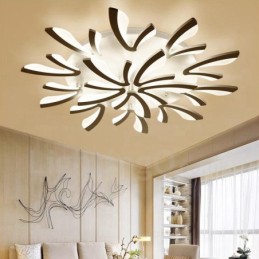 Lustre intégré contemporain moderne à 15 lumières