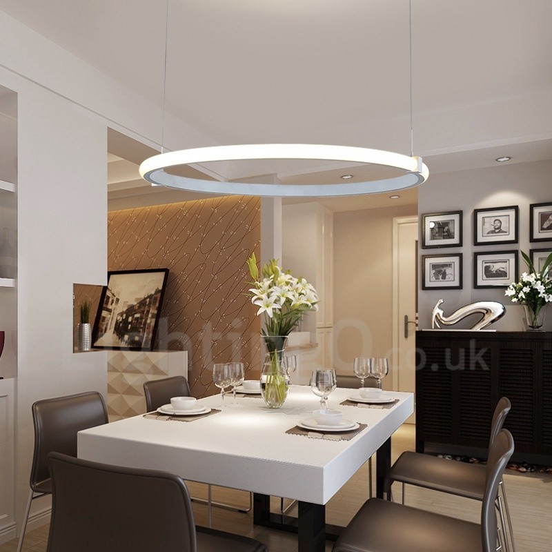 Lustre contemporain moderne Ring
