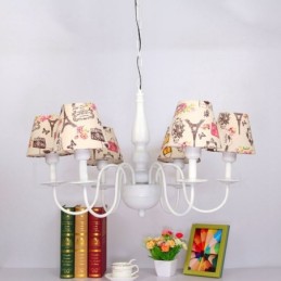 Lustre traditionnel classique intégré en métal