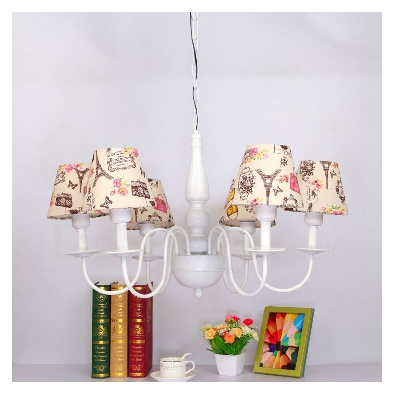Lustre traditionnel classique intégré en métal
