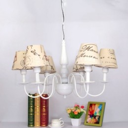 Lustre traditionnel classique intégré en métal