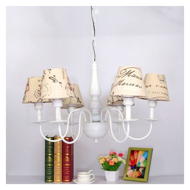 Lustre traditionnel classique intégré en métal