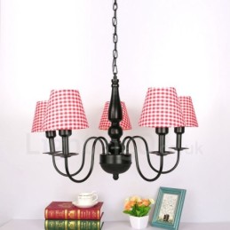 Lustre en métal intégré de style méditerranéen