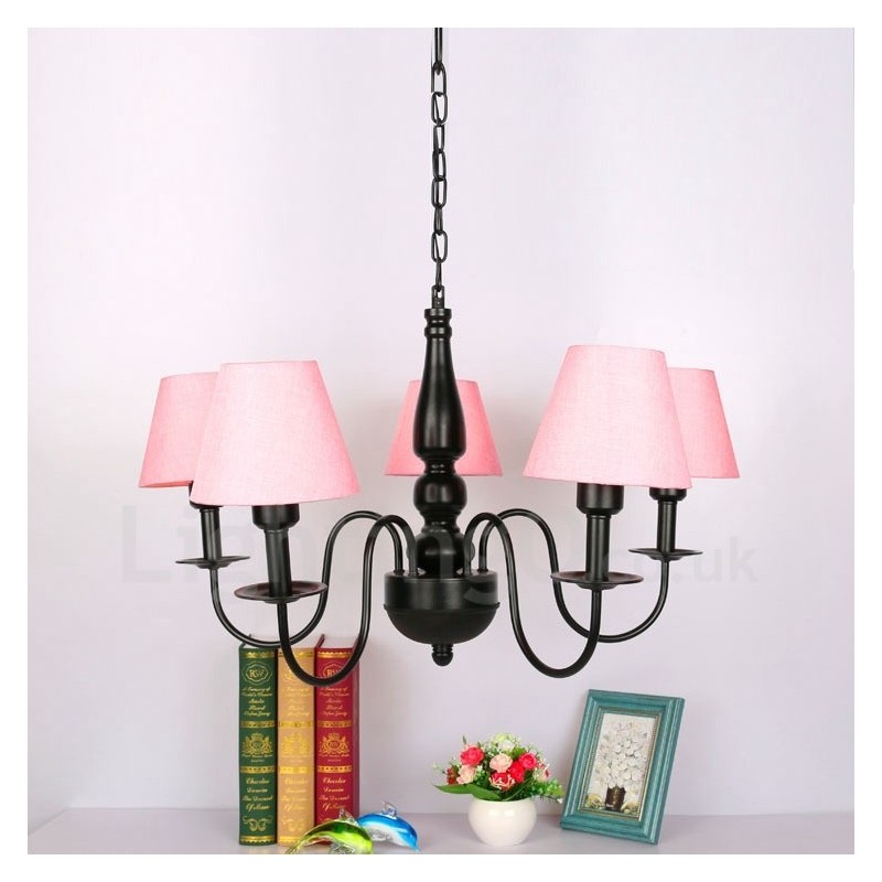 Lustre en métal intégré de style méditerranéen