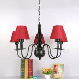 Lustre en métal intégré de style méditerranéen