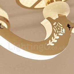 Lustre de luxe traditionnel classique à 6 lumières avec bougies intégrées en métal